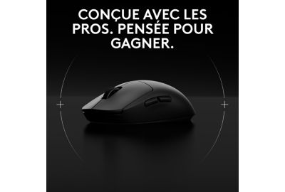 Souris Gamer Sans Fil LOGITECH Pro 2 Lightspeed noir+ Pochette+dongle