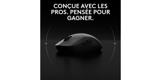 Souris Gamer Sans Fil LOGITECH Pro 2 Lightspeed noir+ Pochette+dongle