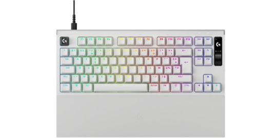 Clavier gamer LOGITECH PRO X 2 Rapid Blanc