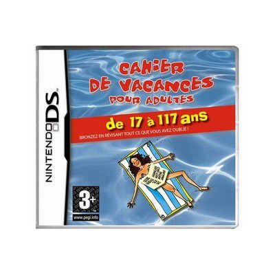 Jeu DS MINDSCAPE Cahier de vacances pour adultes Jeu DS MINDSCAPE Cahier de vacances pour adultes