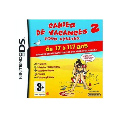 Jeu DS MINDSCAPE Cahier de vacances pour adultes