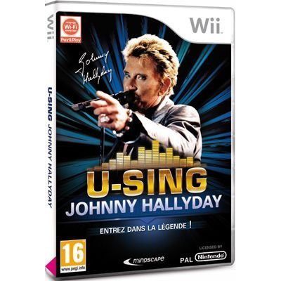 Jeu Wii MINDSCAPE U-SING Johnny Hallyday