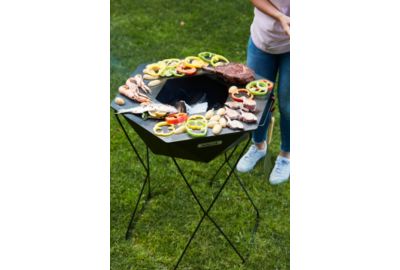 Brasero BARBECOOK Rila brasero et barbecue en acier BC-WOO