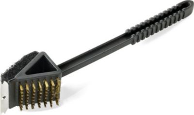 Brosse barbecue BARBECOOK Brosse de nettoyage 3 en 1 - Noir