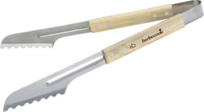 BARBECOOK Pince de luxe pour barbecue - Inox et bo
