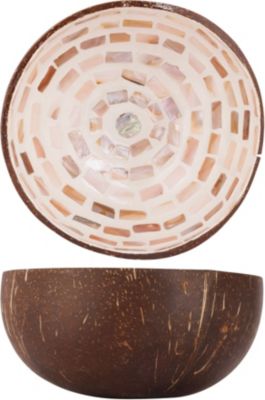 Bol NOYA coco cercle mosaique marron
