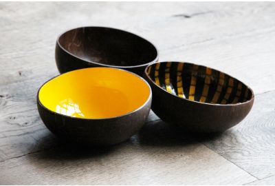 Bol NOYA coco etoile mosaique jaune