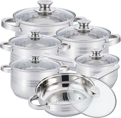 Batterie de cuisine HERZBERG HG1241-IX