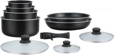 Batterie de cuisine HAGEN HA04630-BLK