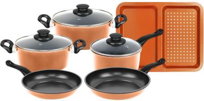 Batterie de cuisine HERZBERG HG04838-COP