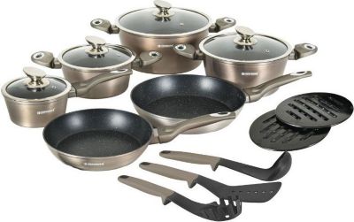 Batterie de cuisine HERZBERG HGMETCR15-CAR