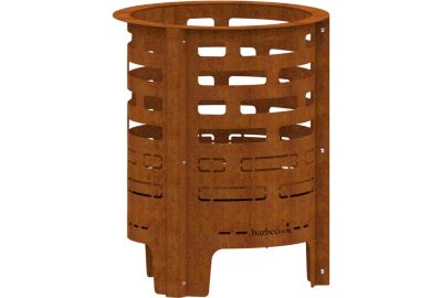 Brasero BARBECOOK Jules avec cendrier en acier corten BC-W