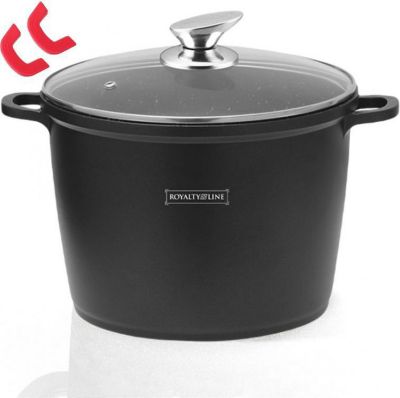 Casserole ROYALTY LINE Faitout haut 24 cm 2,8L Noir Royalty Lin
