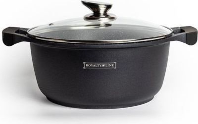 Casserole ROYALTY LINE Faitout en fonte 28 cm Noir Royalty Line