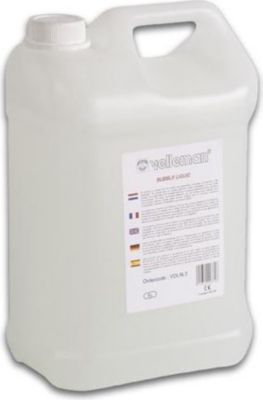 Liquide à fumée VELLEMAN Liquide pour bulles 5 litres