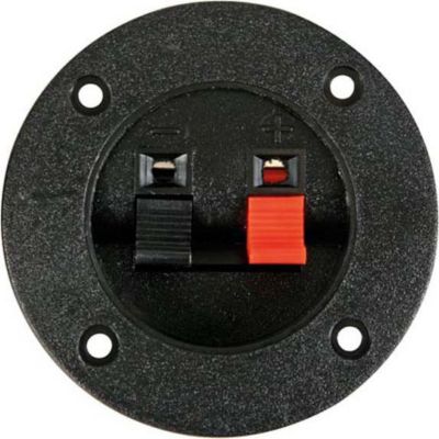 Pied enceinte VELLEMAN Bornier pour enceintes rond