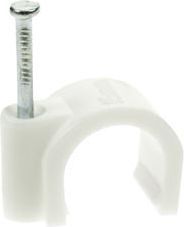 Cache VELLEMAN Clip de fixation rond blanc 8mm