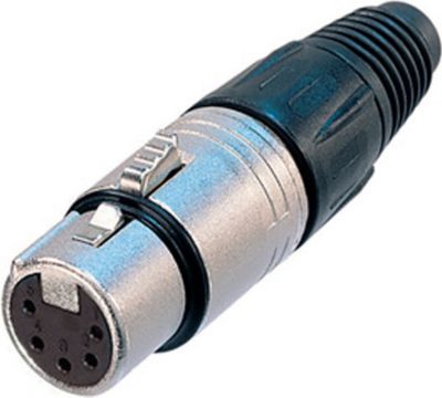  NEUTRIK Connecteur XLR 5 points femelle argente NEUTRIK Connecteur XLR 5 points femelle argente