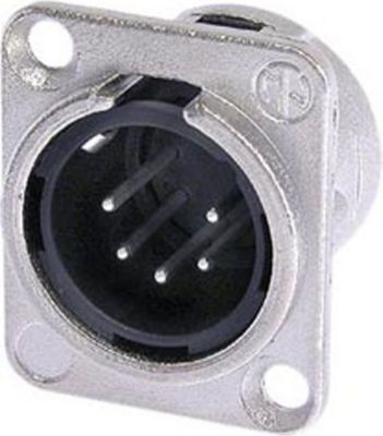 NEUTRIK Embase XLR 5 points male  nickel type D