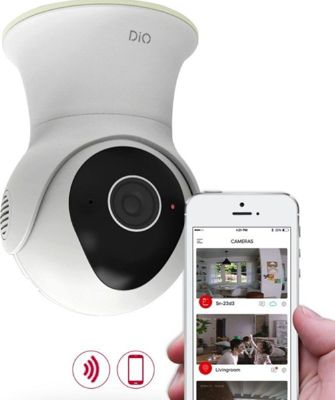 Caméra de surveillance CHACON Caméra HD rotative extérieure WiFi - DiO