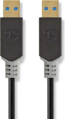 Câble USB NEDIS USB 3.2 Gen 1 USB-A vers USB-A 5 Gbps 2m
