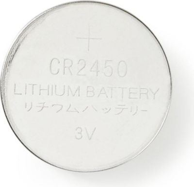 Pile rechargeable NEDIS Lithium CR2450 3V DC Prêtes à l'Emploi