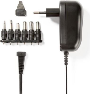 NEDIS Alimentation 3 à 12V 1A - 6 embouts