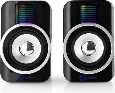 Enceinte portable NEDIS Stéréo 2.0 USB 30W RGB Compact