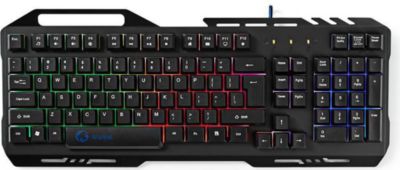 Clavier sans fil NEDIS avec Support Téléphone Rétroéclairé LED