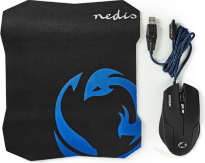 Souris gamer NEDIS Rétroéclairée 6 Boutons Antidérapante