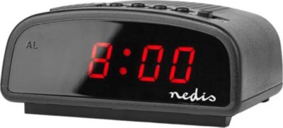 Radio réveil NEDIS Affichage LED avec Fonction Snooze