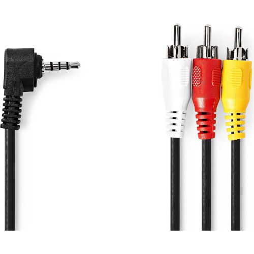 Câble jack 3,5 mm mâle vers 2 RCA mâle JVC 1,5 m - Connectique Audio /  Vidéo - Achat & prix