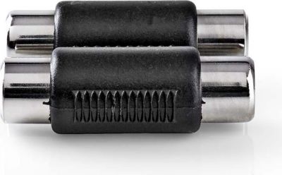 Adaptateur RCA NEDIS Stéréo 2 RCA Femelle vers Femelle Stable