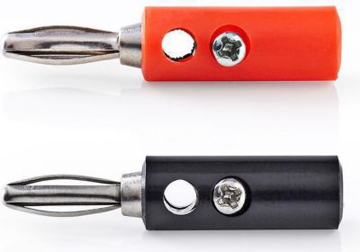 NEDIS Mâle 4,5mm Plaqué Nickel PVC Stable