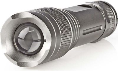 Lampe torche NEDIS 5W 330lm IPX5 Portée 200m en Aluminium