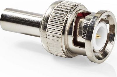 Connecteur NEDIS Mâle Compact 50 Ohm pour Câble Coaxial