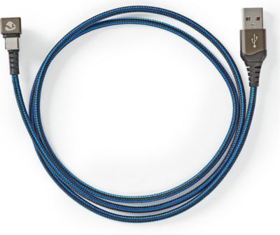 Câble alimentation NEDIS 2m Connecteur 180°