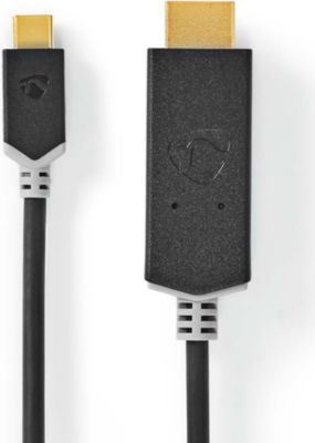 NEDIS USB-C Mâle vers HDMI Mâle 4K 60Hz 2m