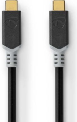 Câble USB NEDIS USB-C Mâle vers USB-C Mâle 100W 1m