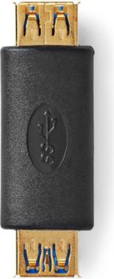 Adaptateur USB NEDIS 3.2 USB-A vers USB-A Femelle 5 Gbps