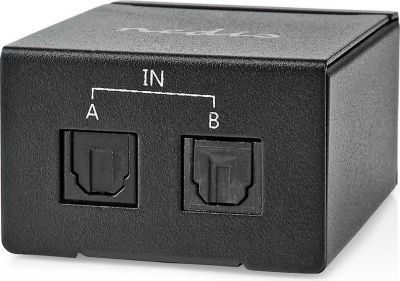 Commutateur audio NEDIS Commutateur audio Toslink 2 Ports