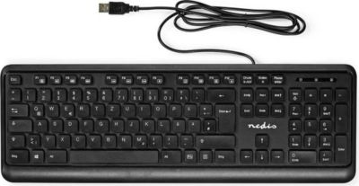 Clavier sans fil NEDIS Filaire USB QWERTZ Disposition Allemagne