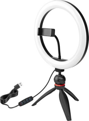 Lampe LED NEDIS 10" avec 120 LED et Support Trépied
