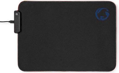 Tapis de souris NEDIS Tapis de souris Gamer éclairage LED Noir