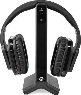 Casque NEDIS avec Station de Charge et Portée 25 m