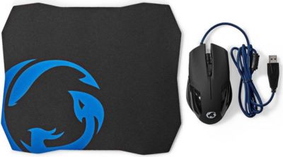 Souris gamer NEDIS 6 Boutons 7200dpi et Antidérapant