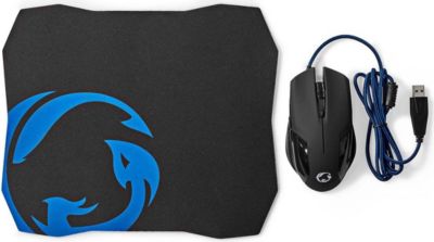 Souris gamer NEDIS 6 Boutons 7200dpi et Antidérapant