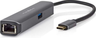 Hub NEDIS vers RJ45 / USB-A / Sortie HDMI 4K 5Gbps