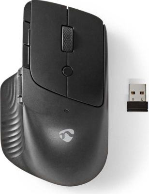 Souris sans fil NEDIS sans fil USB 6 boutons 800 à 1600 dpi Souris sans fil NEDIS sans fil USB 6 boutons 800 à 1600 dpi