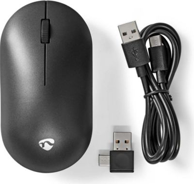 Souris gamer NEDIS Silencieuse sans Fil 1200 dpi Ambidextre